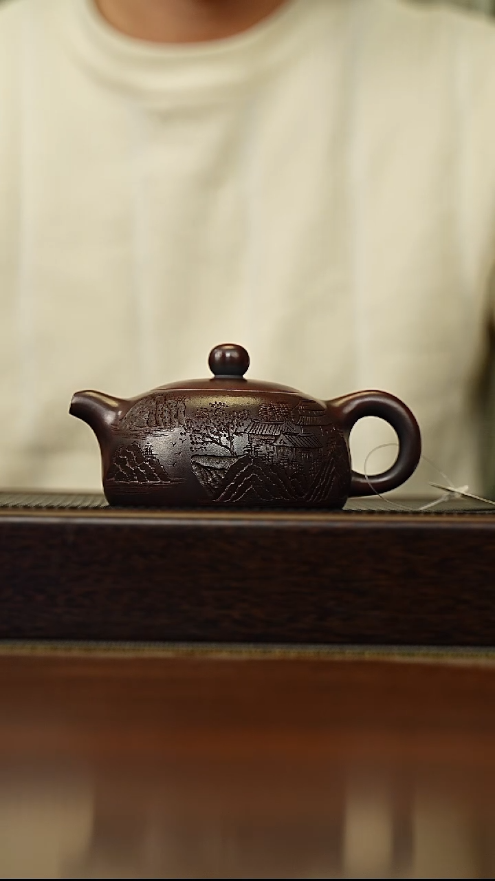 茶壶紫砂宜兴原矿 手工 紫砂壶容量260CC
