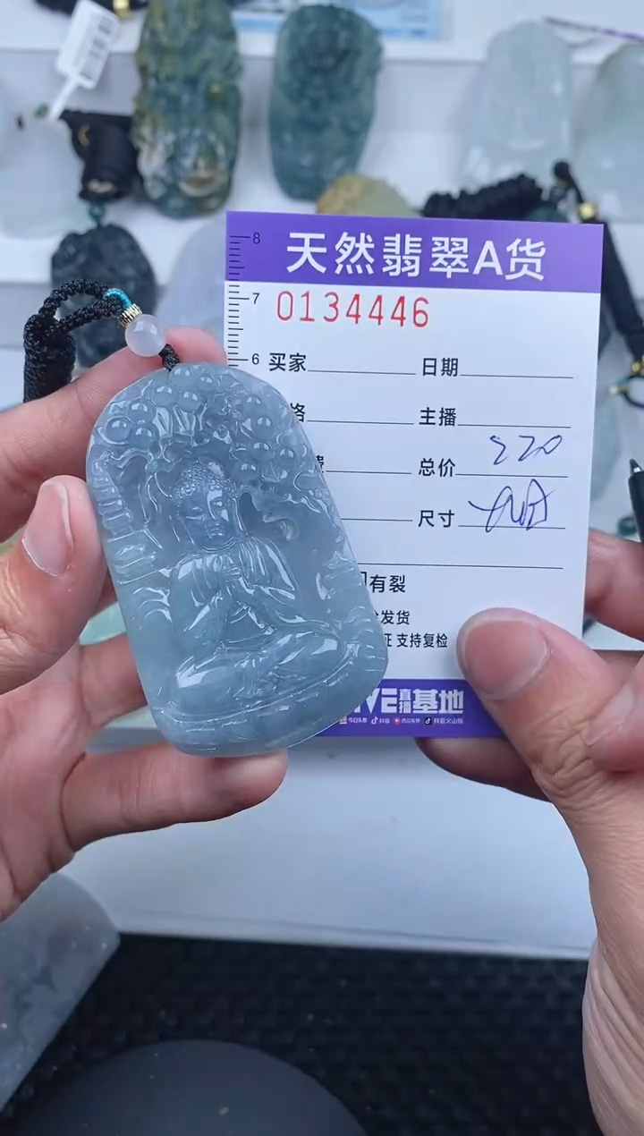 【闪购商品】翡翠颈饰未镶嵌       446