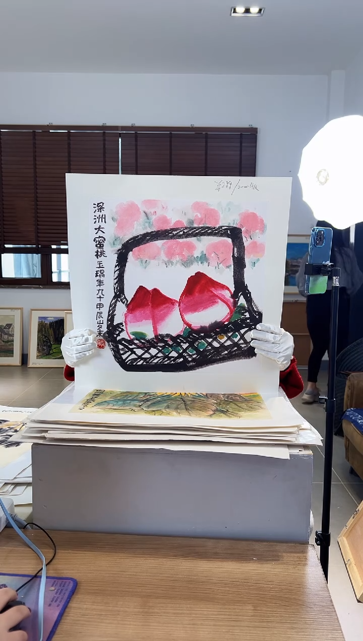 【闪购商品】版画限量亲签盖章版画S