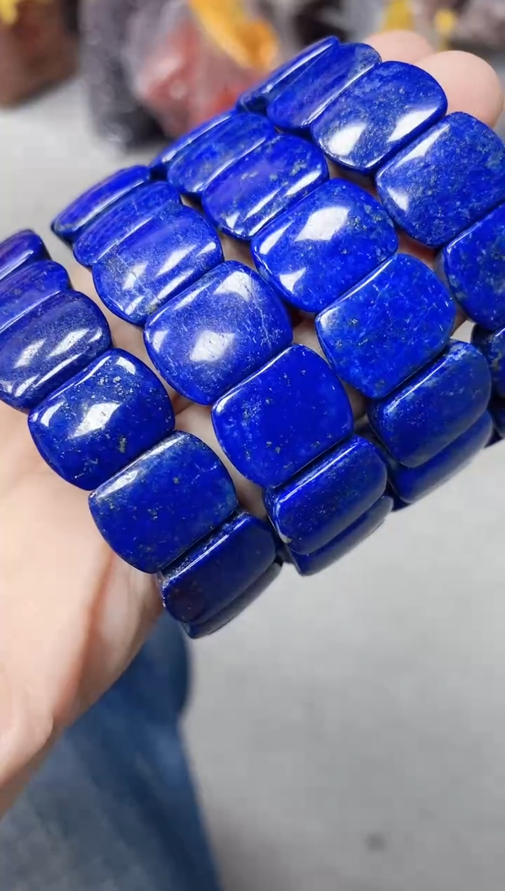 【闪购商品】青金石手串未镶嵌青金石16*12手牌多样性发一件