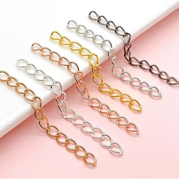 铁手链 《海燕专属》5CM延长链铁质电镀尾链DIY饰品配件 首饰收尾调