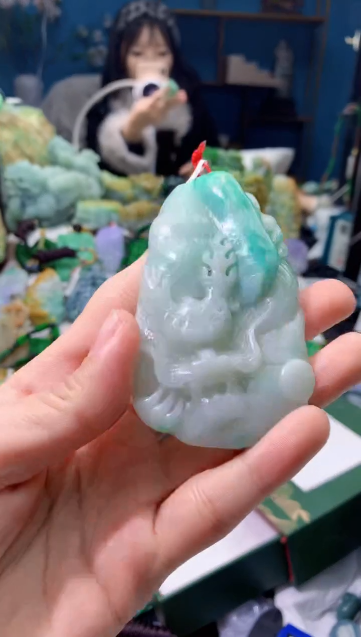 颈饰未镶嵌翡翠天然缅甸翡翠a货