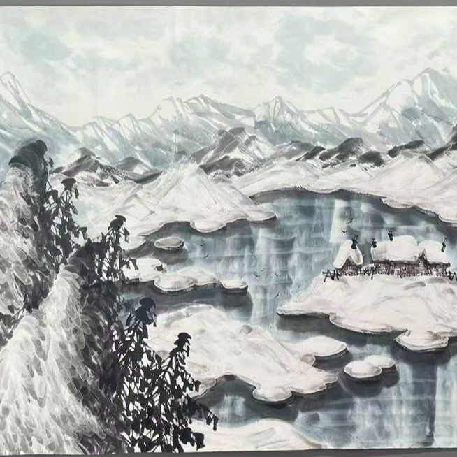 DY14311 山水 纸本 181*97