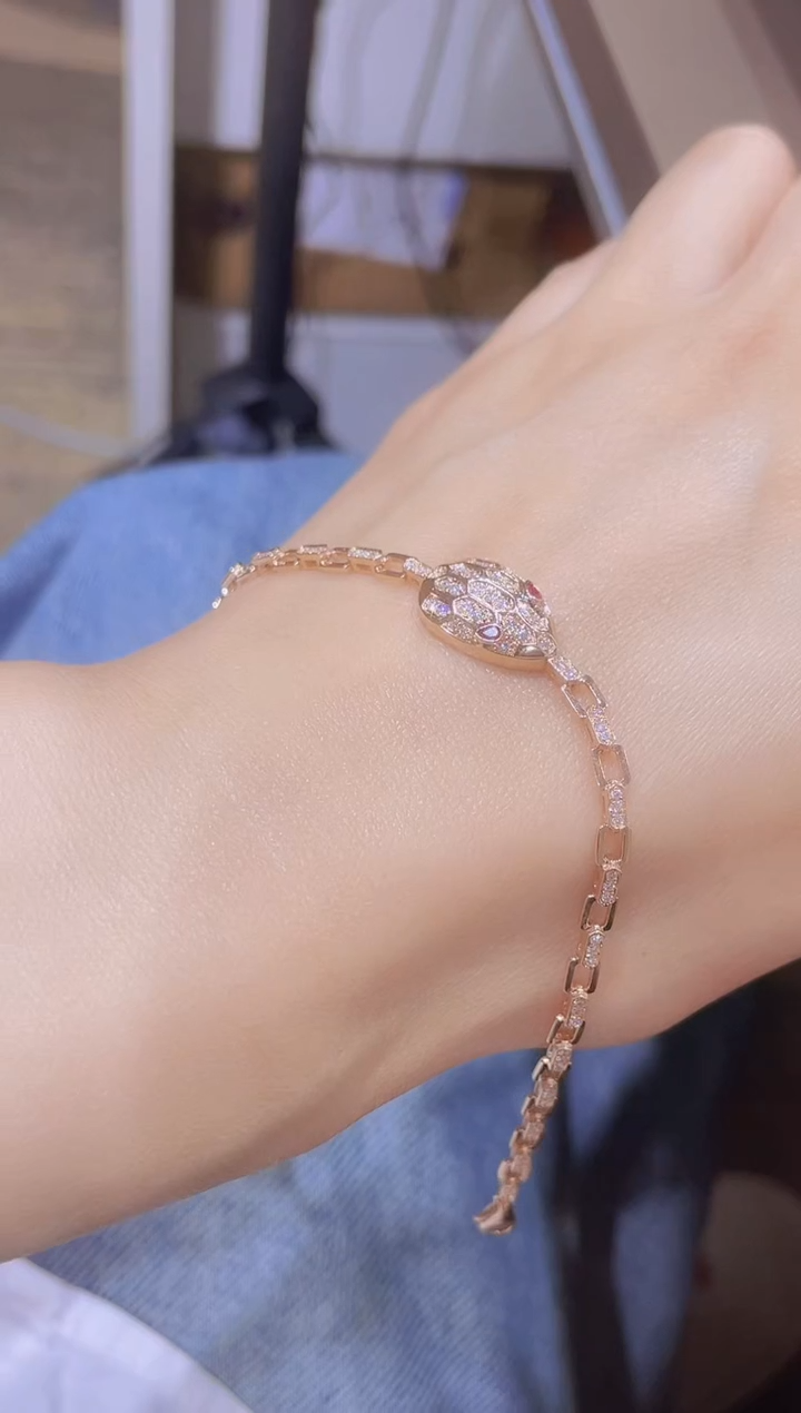 【闪购商品】钻石手链18K金镶嵌手链