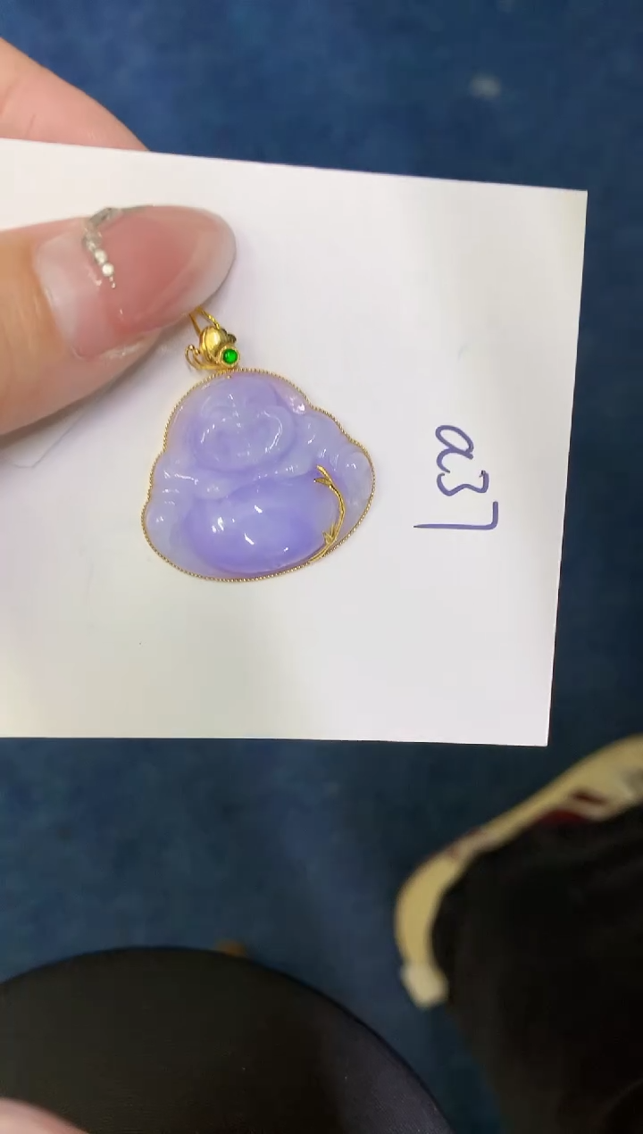 【闪购商品】翡翠颈饰18K金镶嵌000000000000