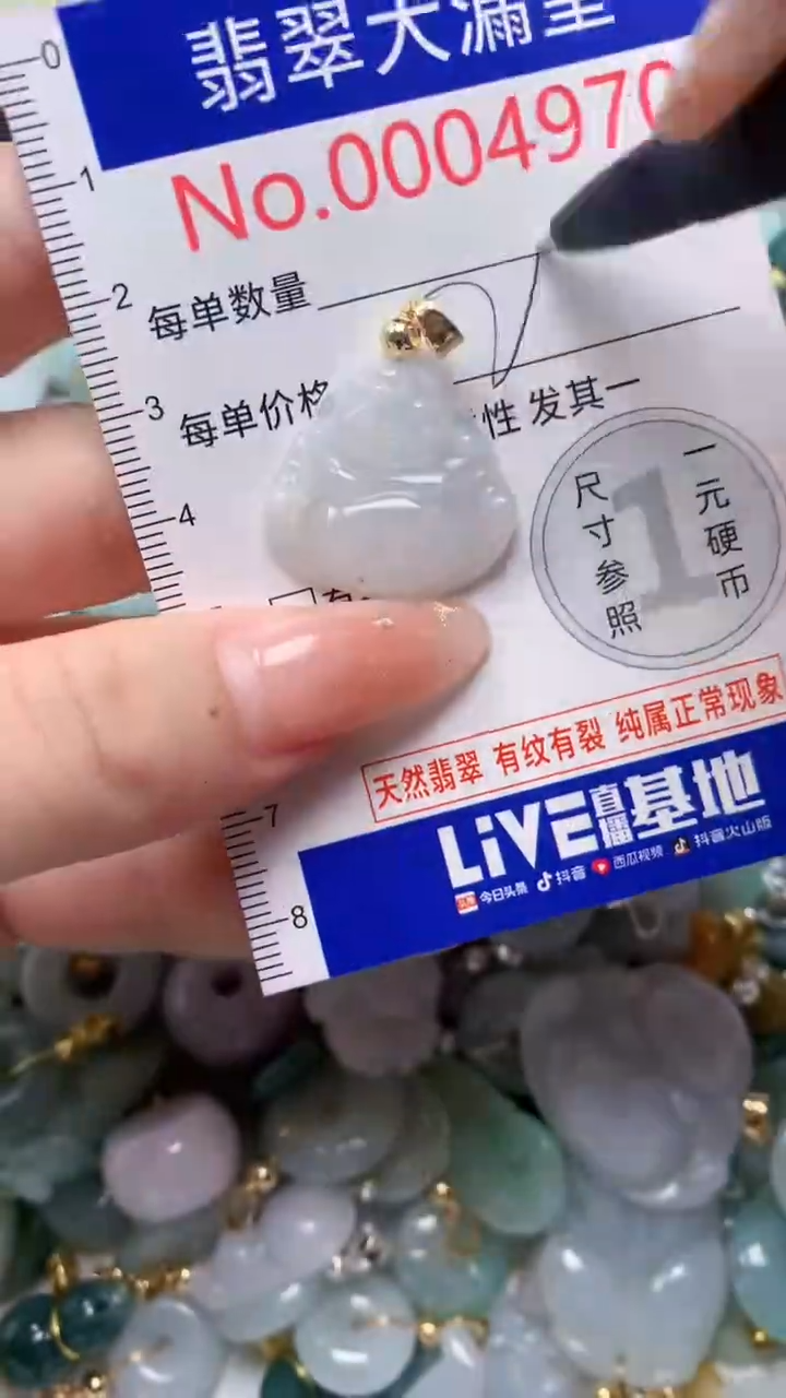 翡翠未镶嵌吊坠(不含链)4970