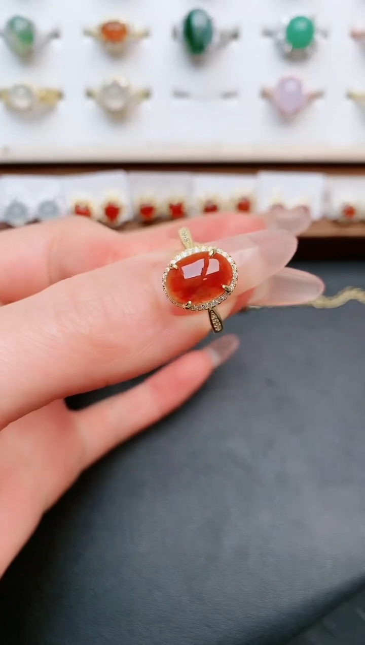 【闪购商品】翡翠戒指银S925镶嵌.....