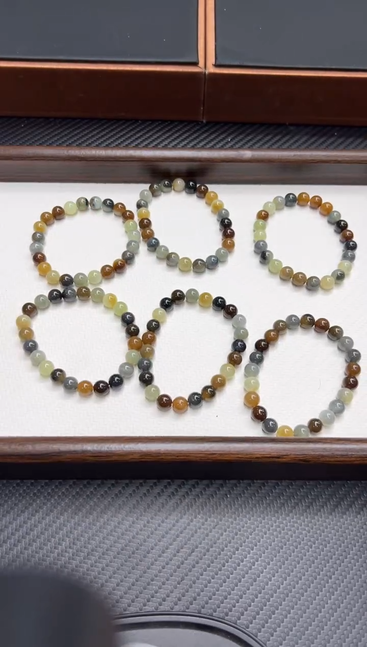 未镶嵌手串和田玉若羌微色差卡8多样性发货拍一发一