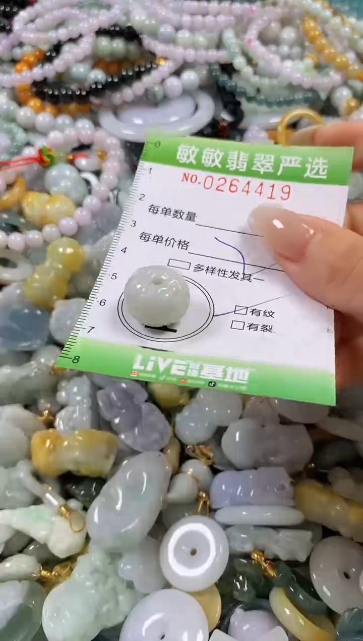 翡翠未镶嵌颈饰闪购0264419