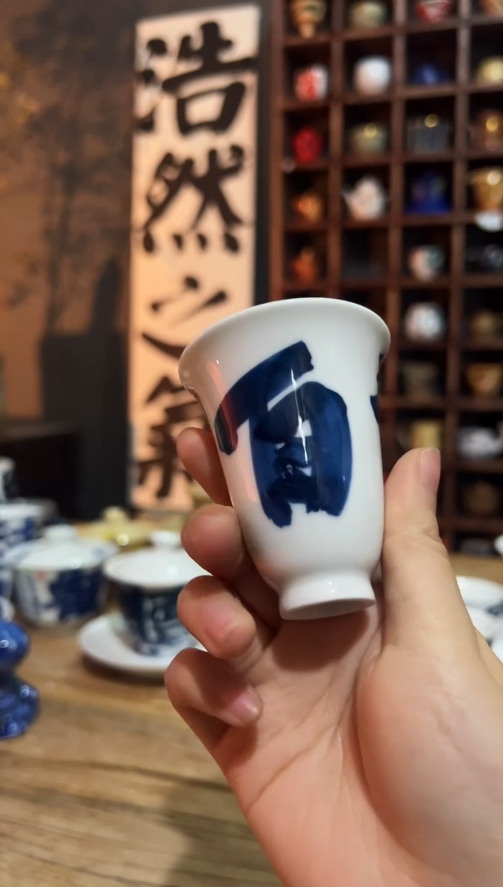 【闪购商品】观云听雨原创手绘茶具