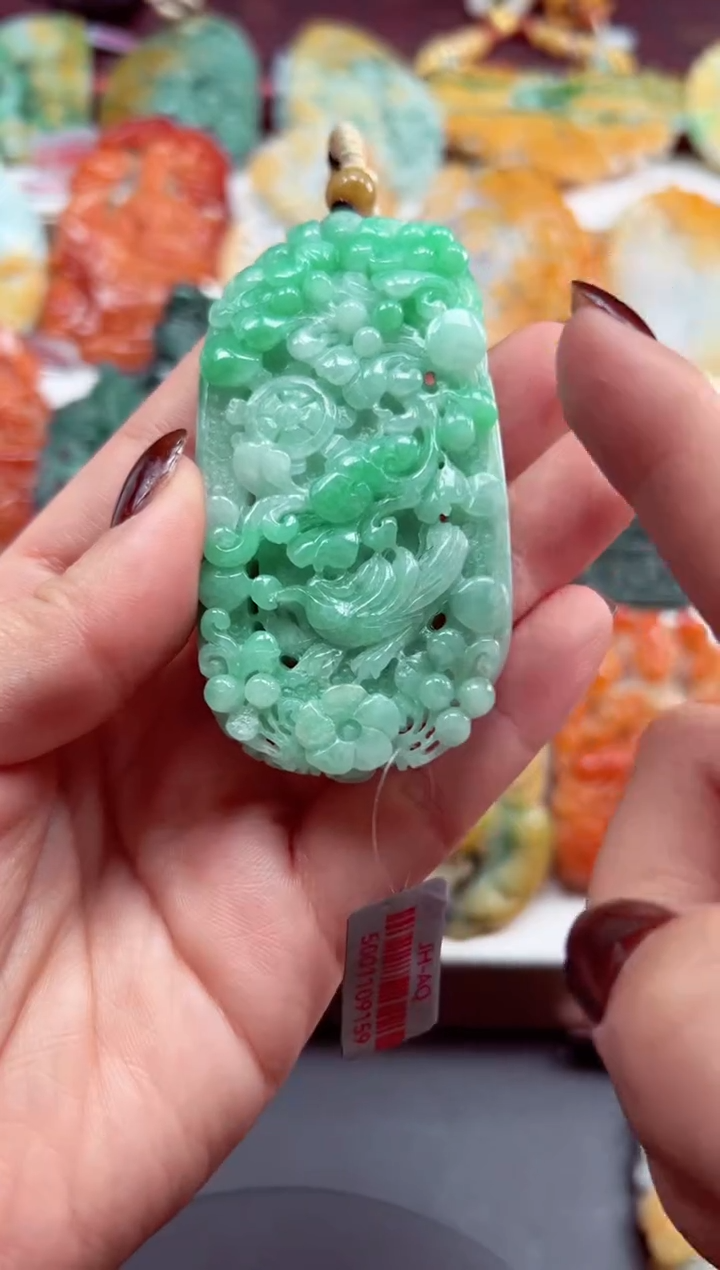 吊坠(不含链)未镶嵌翡翠23