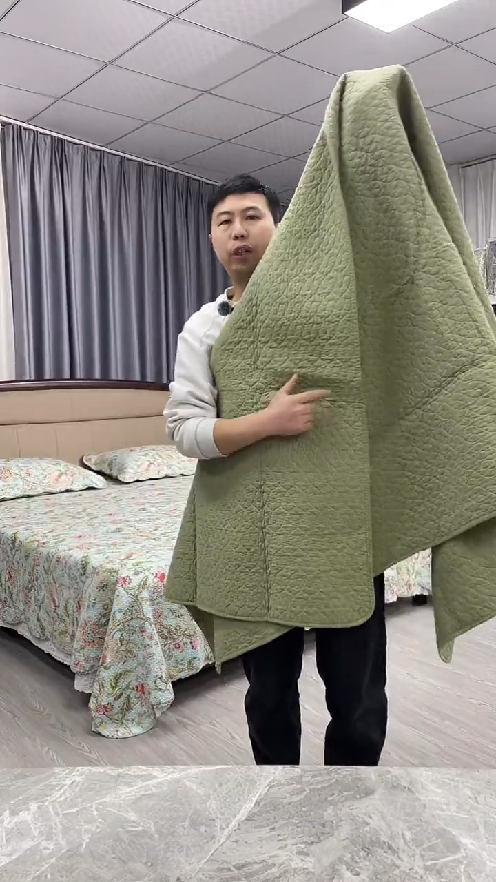 棉100cm*210cm 苹果绿