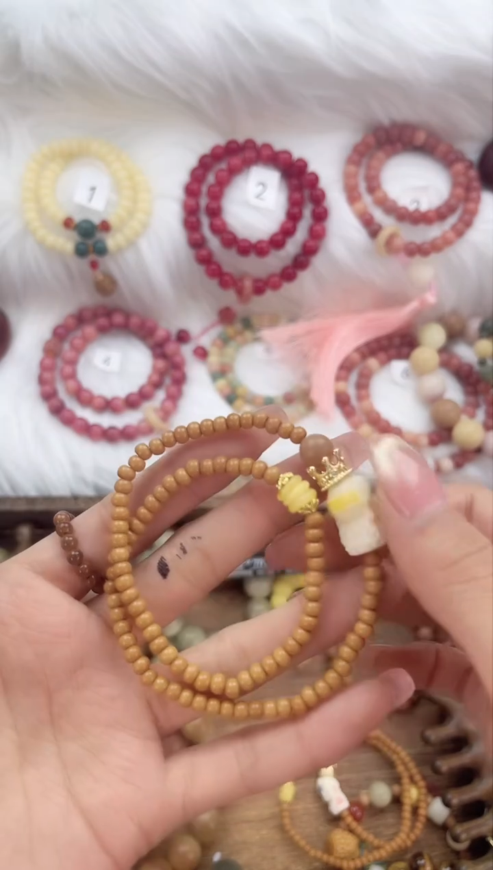 【闪购商品】橄榄核手串/手链橄榄核带度母双圈手串