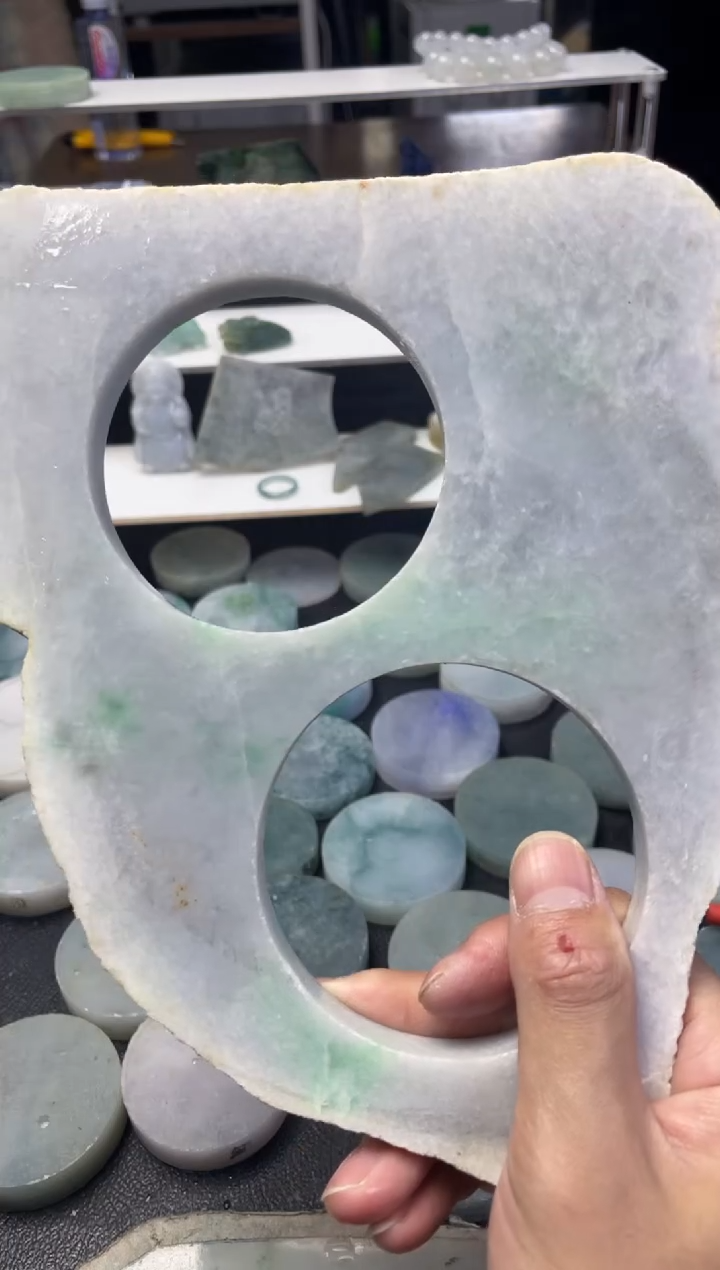 【闪购商品】翡翠把件未镶嵌Z 翡翠边角料