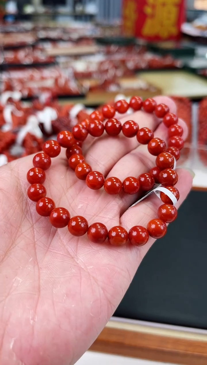 【闪购商品】南红玛瑙瓦西手串8+未镶嵌（多样式发其一）