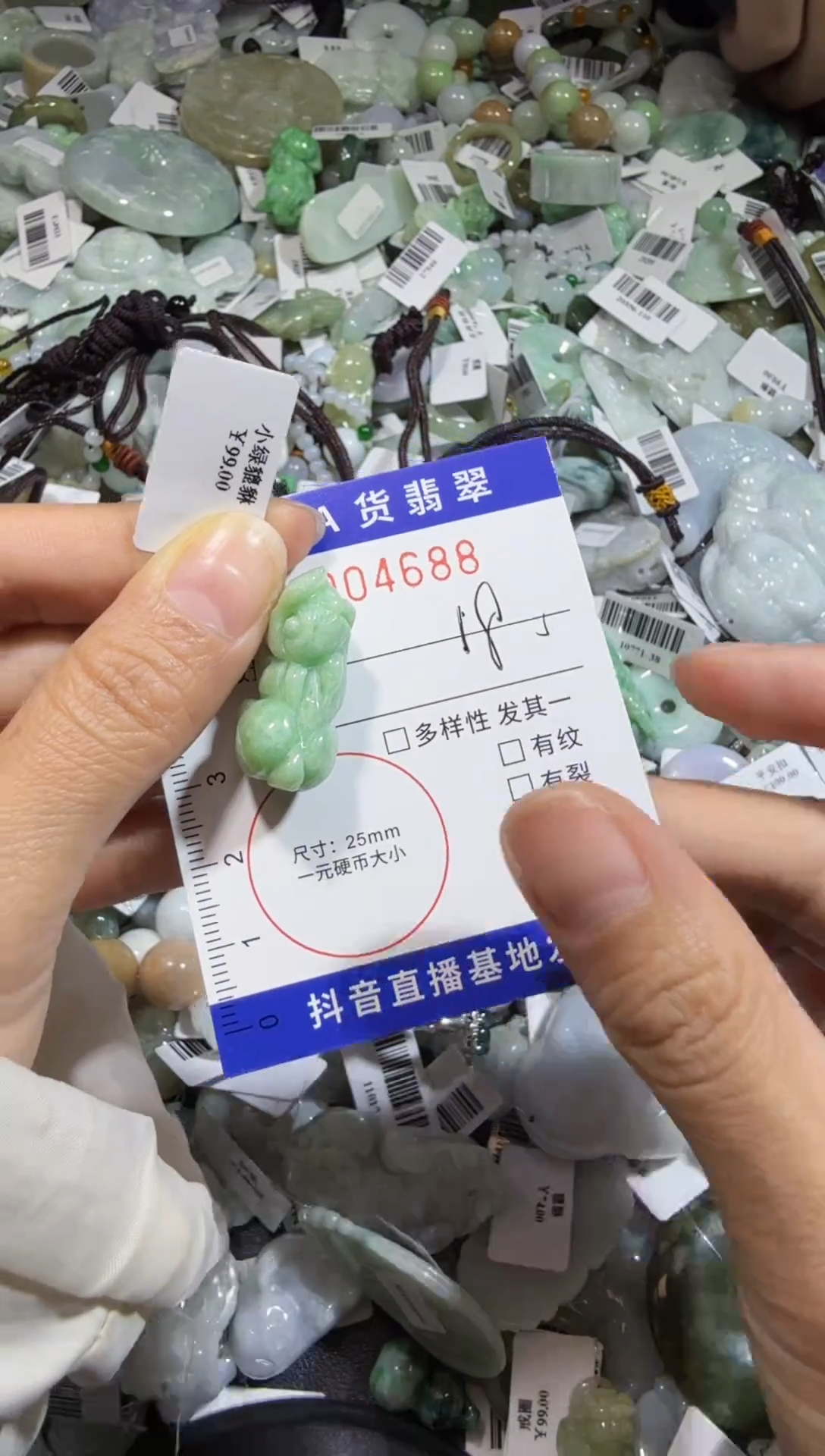 【闪购商品】翡翠颈饰未镶嵌00004688