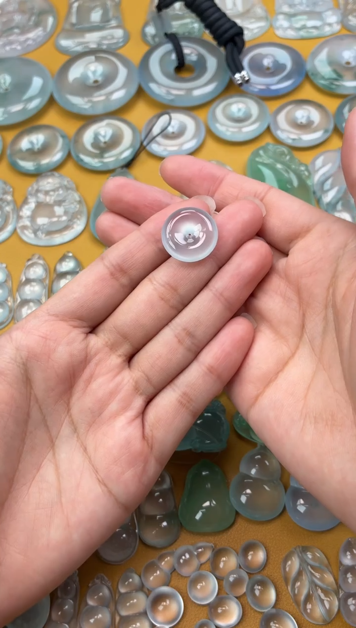 吊坠(不含链)未镶嵌翡翠39 平安扣 18.6 4.9