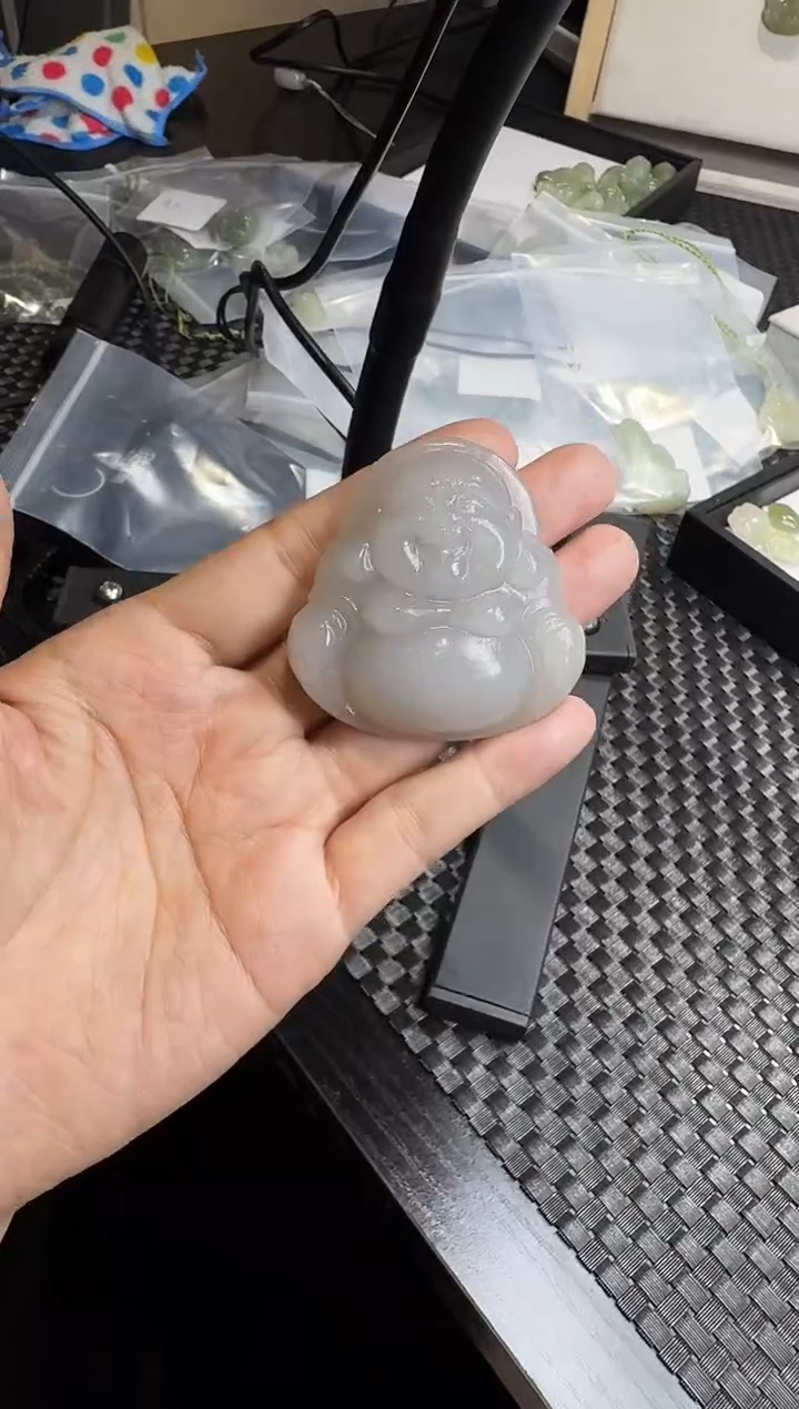 【闪购商品】和田玉颈饰未镶嵌50烟紫佛公