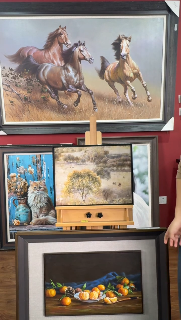 油画【96号】约53*35cm丨朝鲜原创纯手绘孤品油画丨顺丰包邮