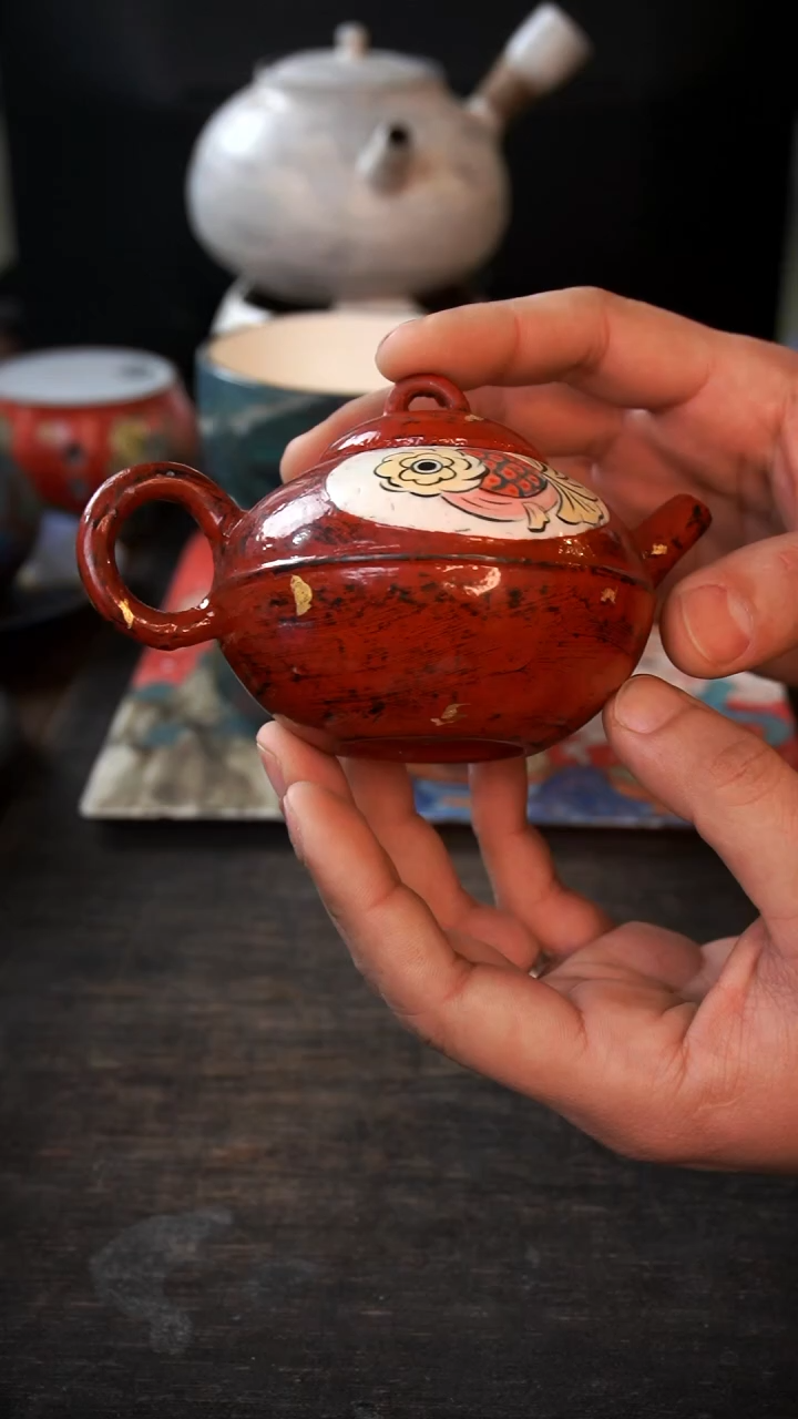 【闪购商品】其他大漆手绘小康茶器