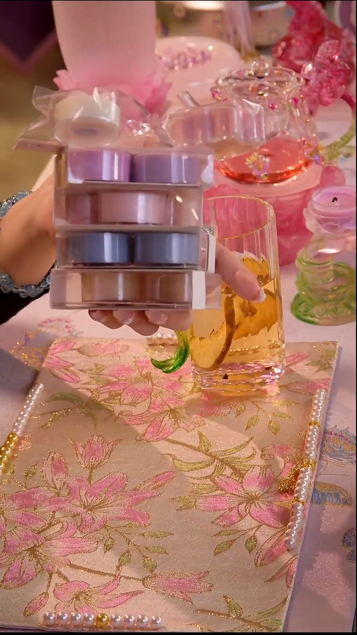 香氛温茶蜡4盒+1蝴蝶+1花瓣4