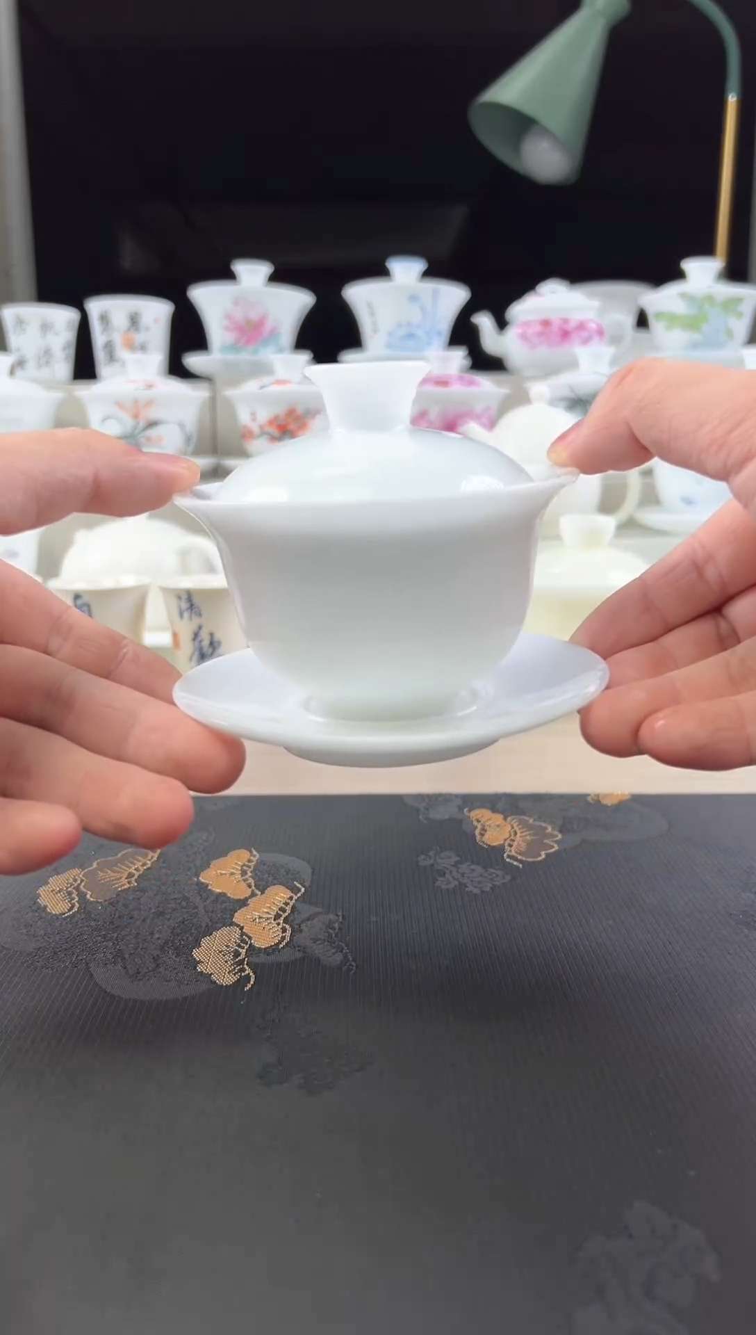 【闪购商品】冰瓷盖碗150cc，工厂直播浮力