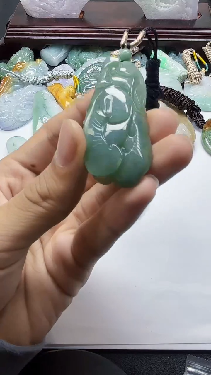 吊坠(不含链)未镶嵌翡翠1