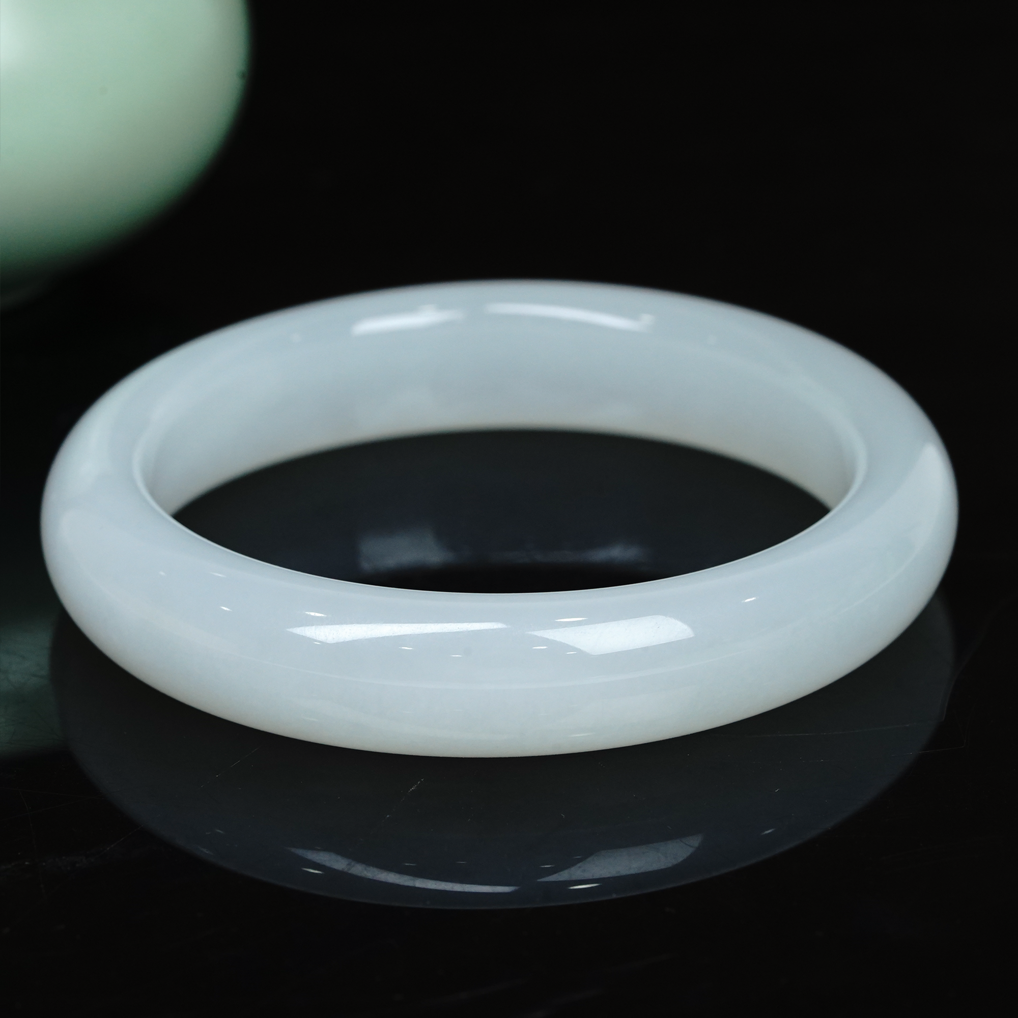 【小北好物】和田玉手镯 QH54X114【多样性发一件】圈口50-60