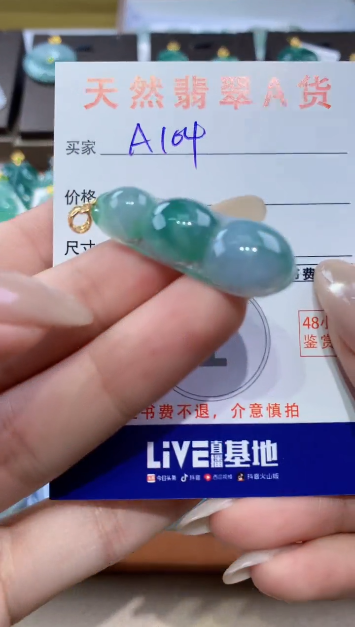 颈饰未镶嵌翡翠天然缅甸翡翠A货挂件 