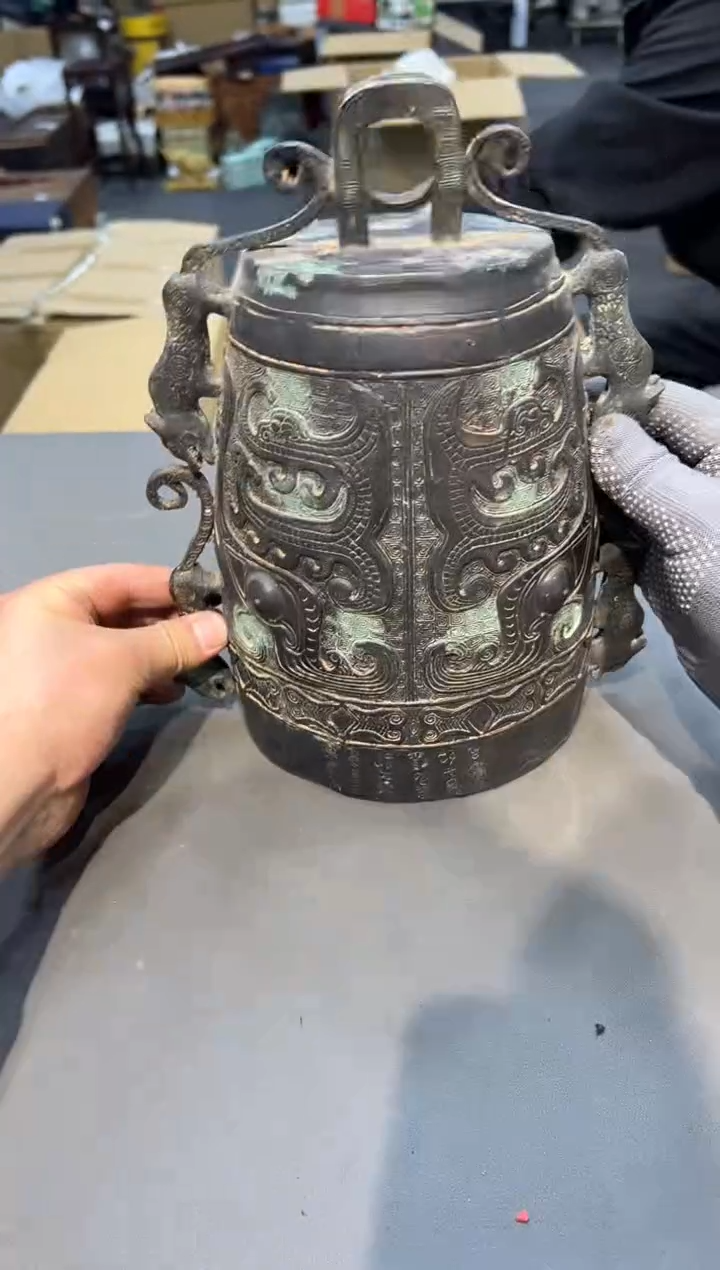 铜雅**物工艺品小四孤品收藏