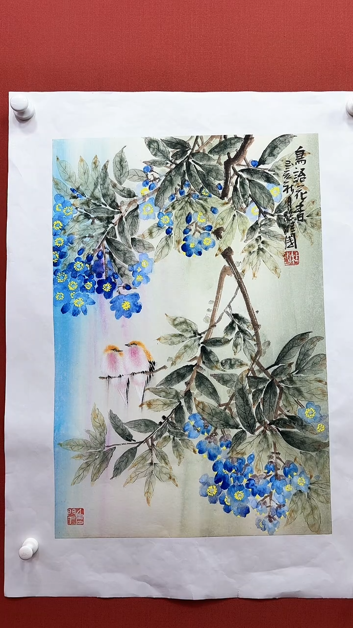 【闪购商品】国画孙桂国老师绘画作品，带合影证书18-1