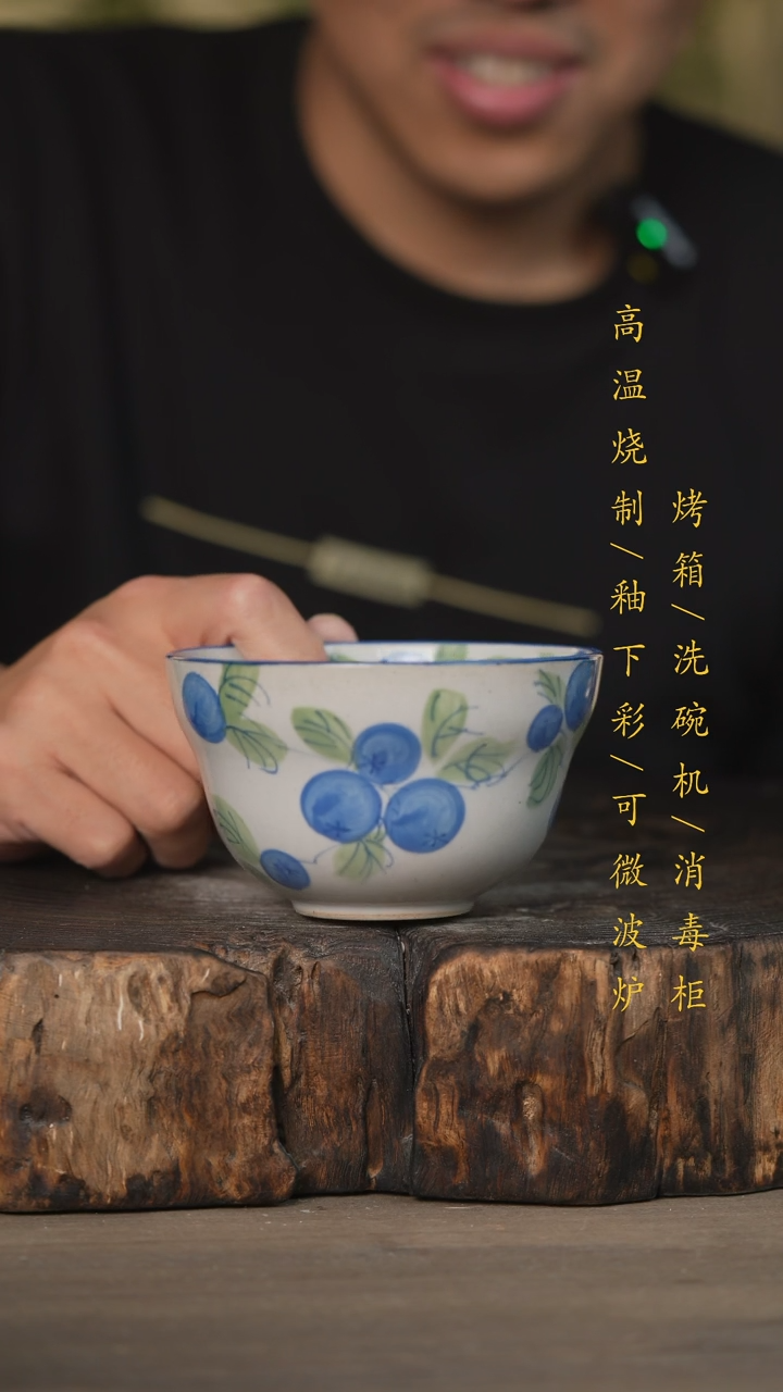 【闪购商品】瓷片景德镇高温釉下彩可微波烤箱洗碗机