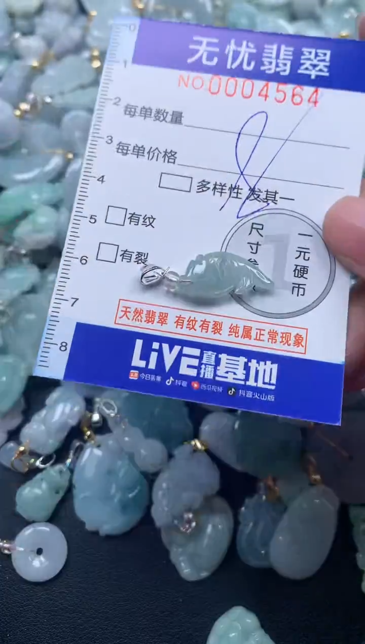 颈饰未镶嵌翡翠4564