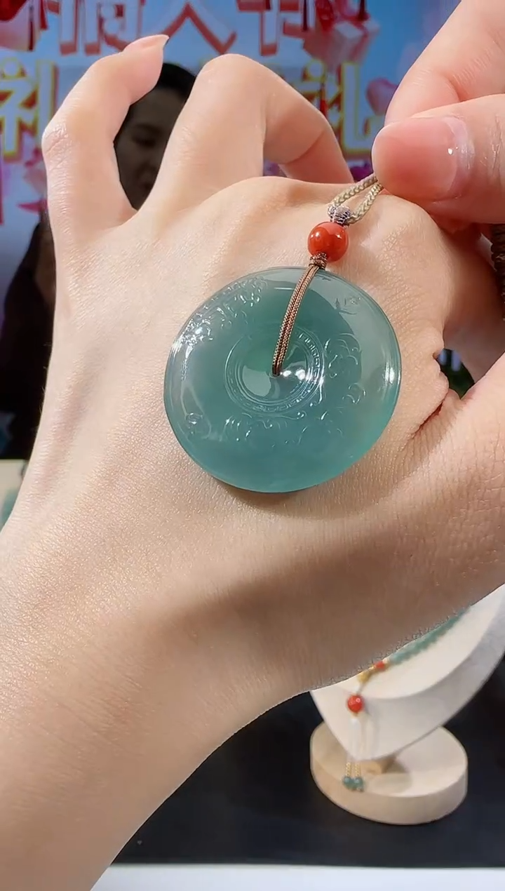 【闪购商品】翡翠吊坠(不含链)未镶嵌平安扣多样性发一