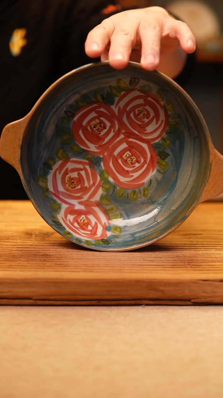 【闪购商品】@@陶园瓷舍@@纯手工手绘@高温釉下彩