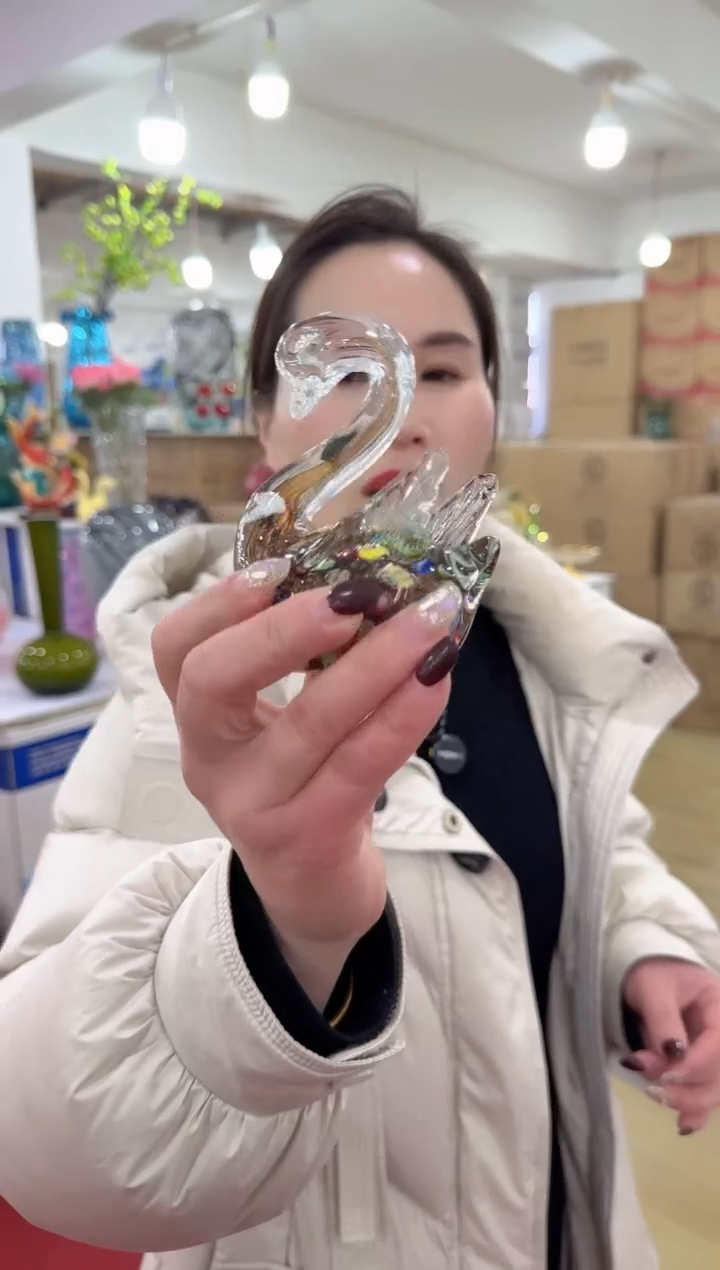 【闪购商品】玻璃洛芙花器-y-早13