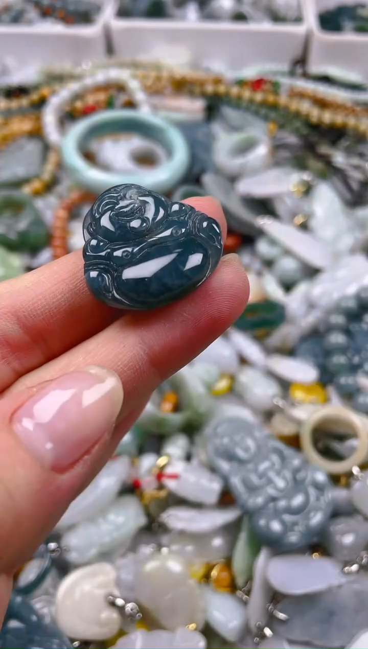 【闪购商品】翡翠颈饰未镶嵌/K/翡翠A货一图一物