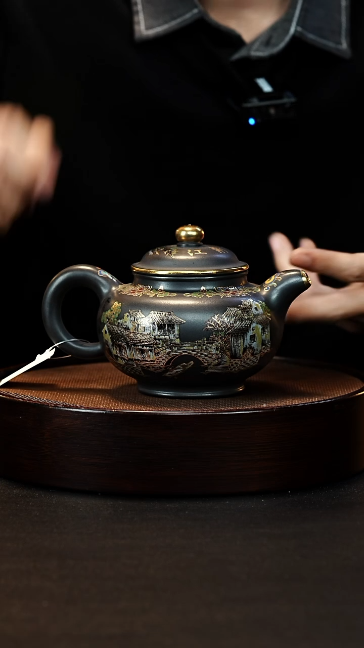 茶壶紫砂宜兴紫砂壶h6087