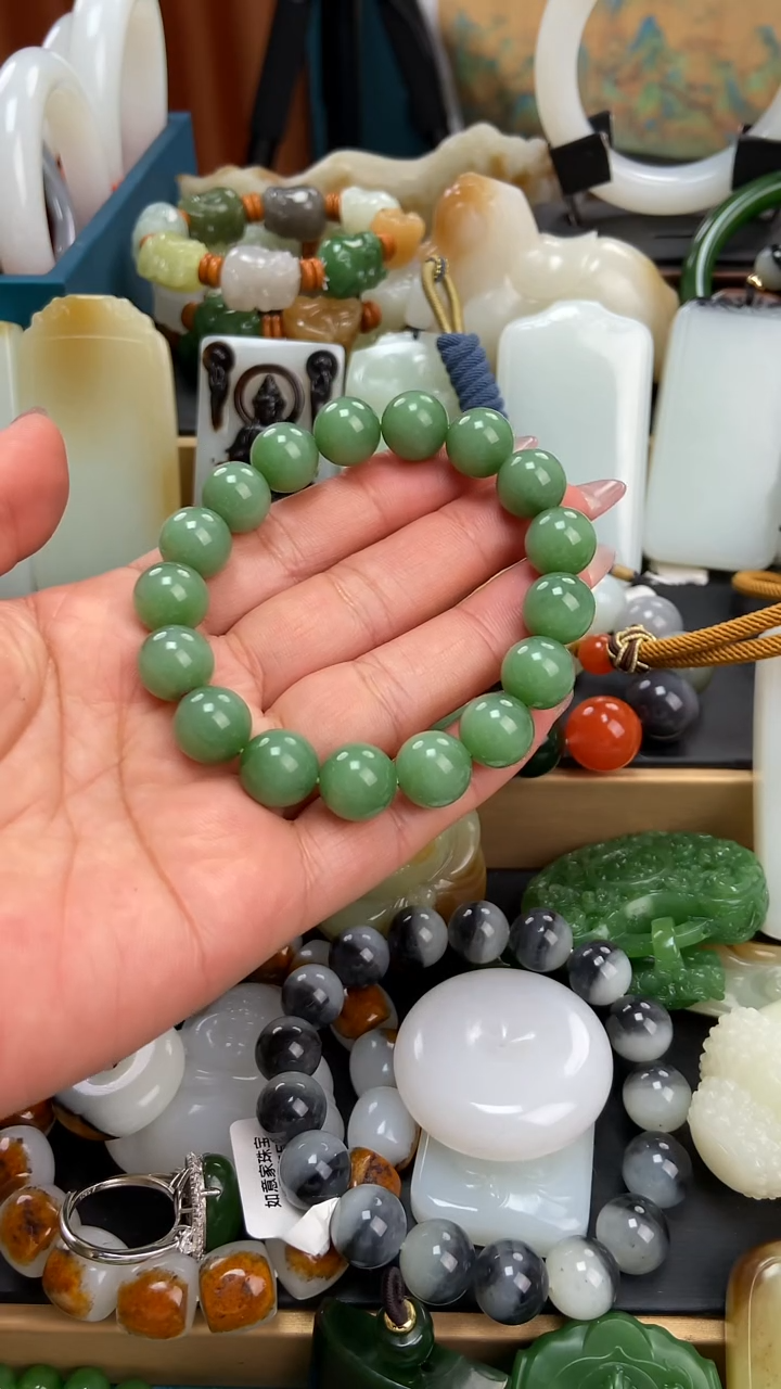 未镶嵌手串和田玉手串