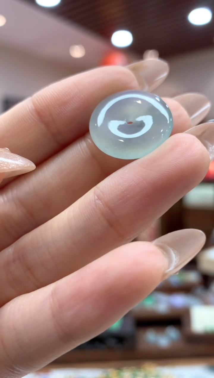 【闪购商品】翡翠吊坠(不含链)未镶嵌平安扣