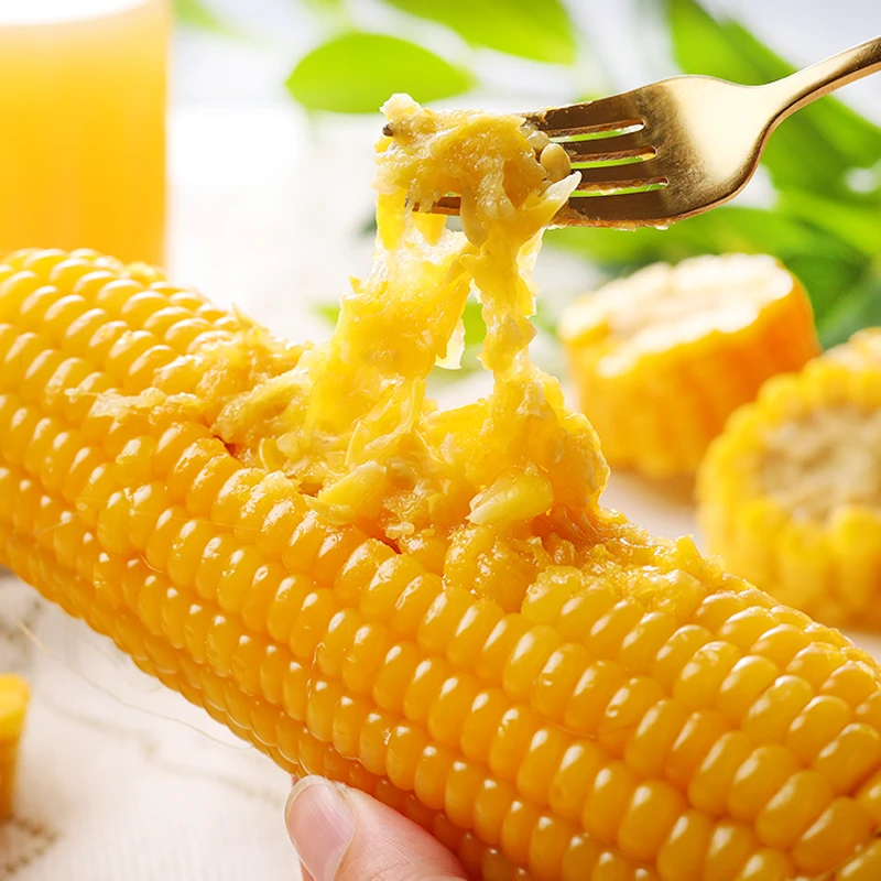 【试吃2根】东北香甜黄糯玉米真空透明袋包装整箱10根总重6斤