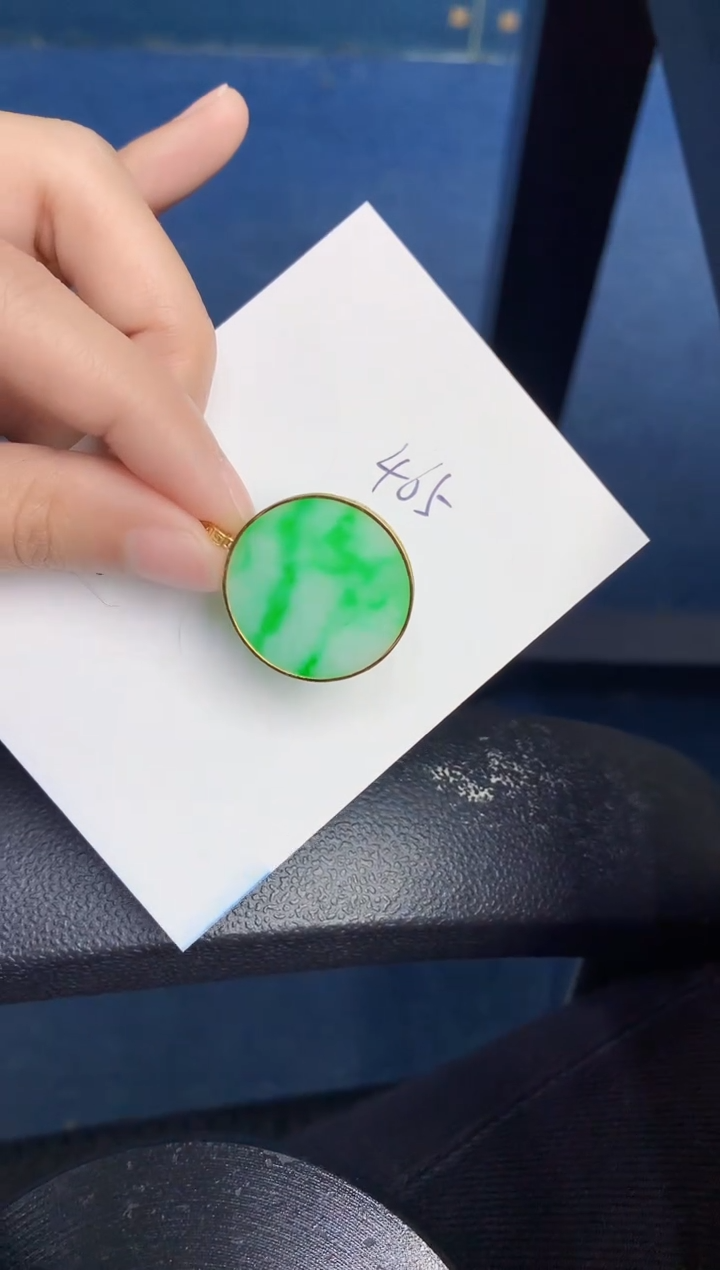 【闪购商品】翡翠颈饰18K金镶嵌000000000