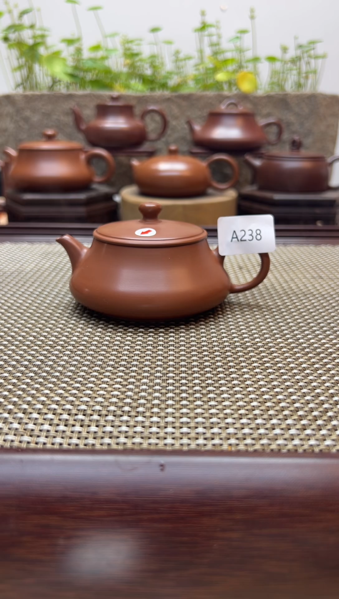 【闪购商品】朱泥茶壶微瑕 原矿全手工  A238 120cc