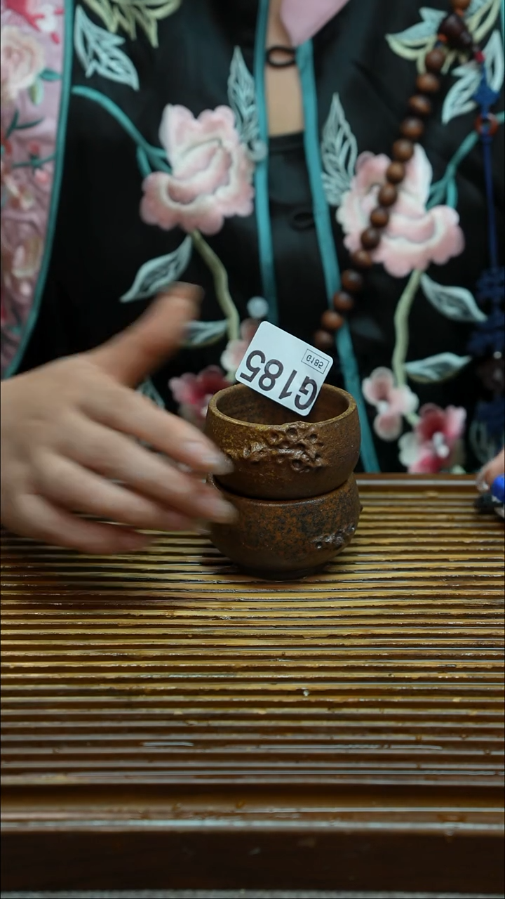 万古烧粗陶手工茶具