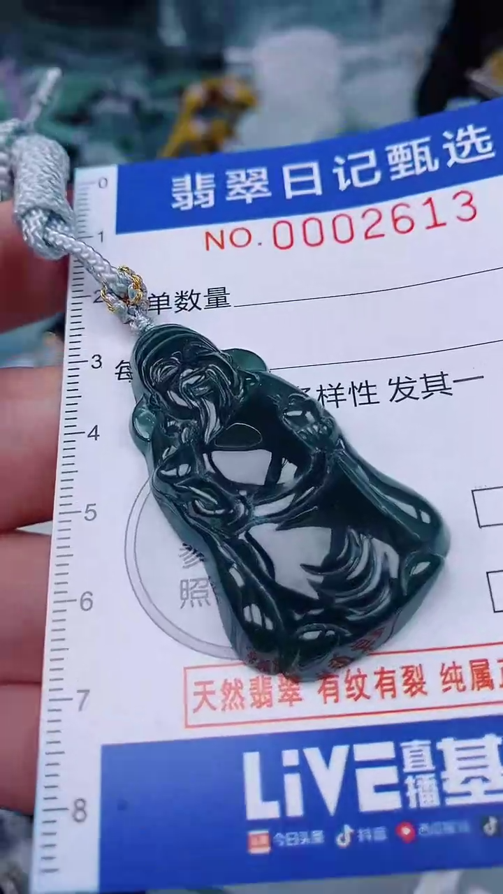 翡翠未镶嵌颈饰00002613