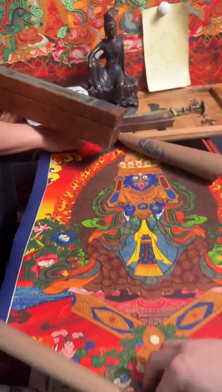 卷轴画卷轴画奥奥的唐卡