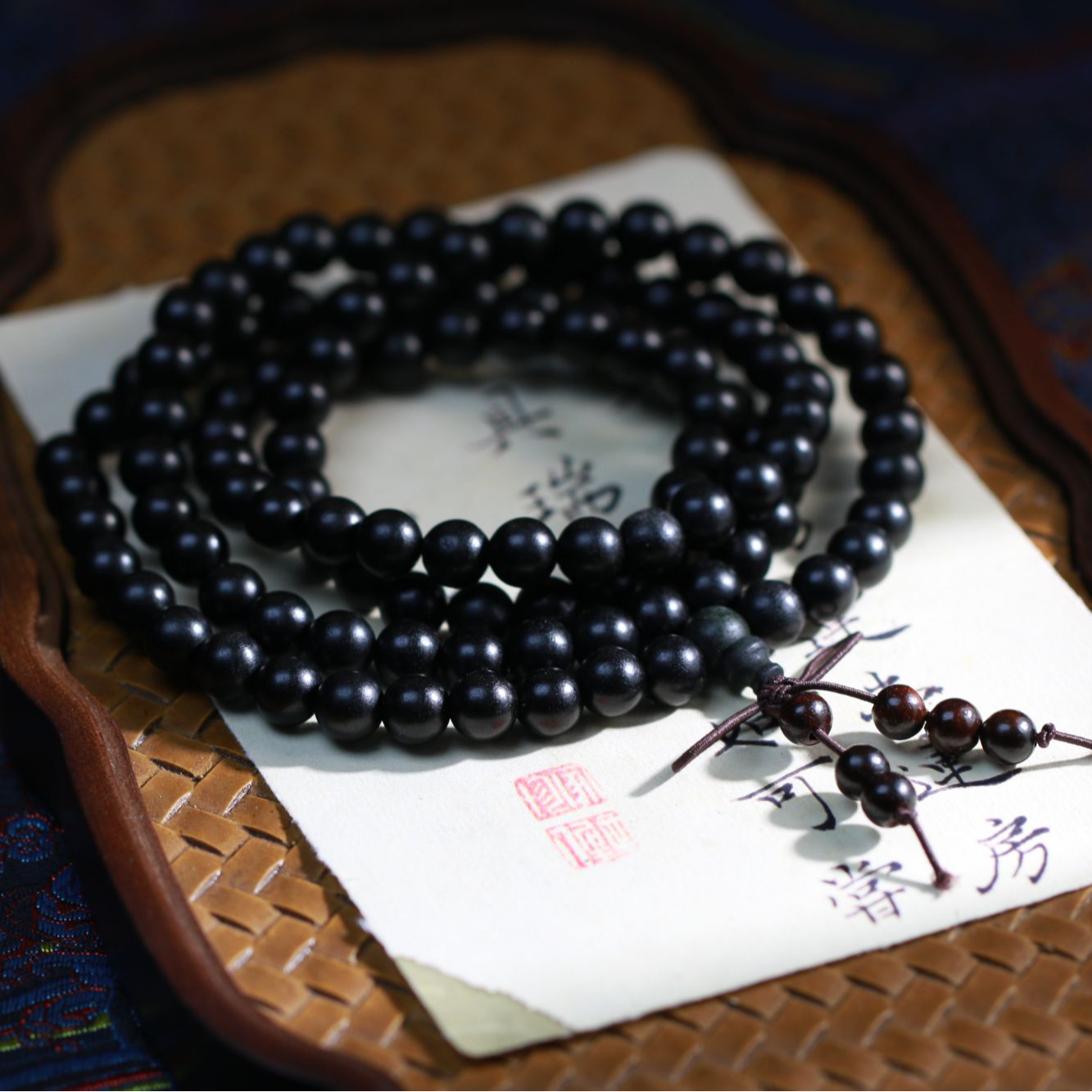 芽庄沉香文玩手串（多样性发其一）CX157