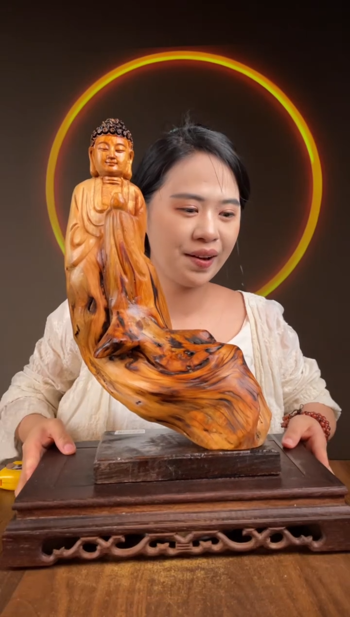 柏木（崖柏）手工摆件,先抢先得! 编号:341