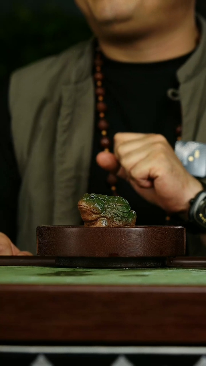 紫砂茶宠t37小青蛙茶宠