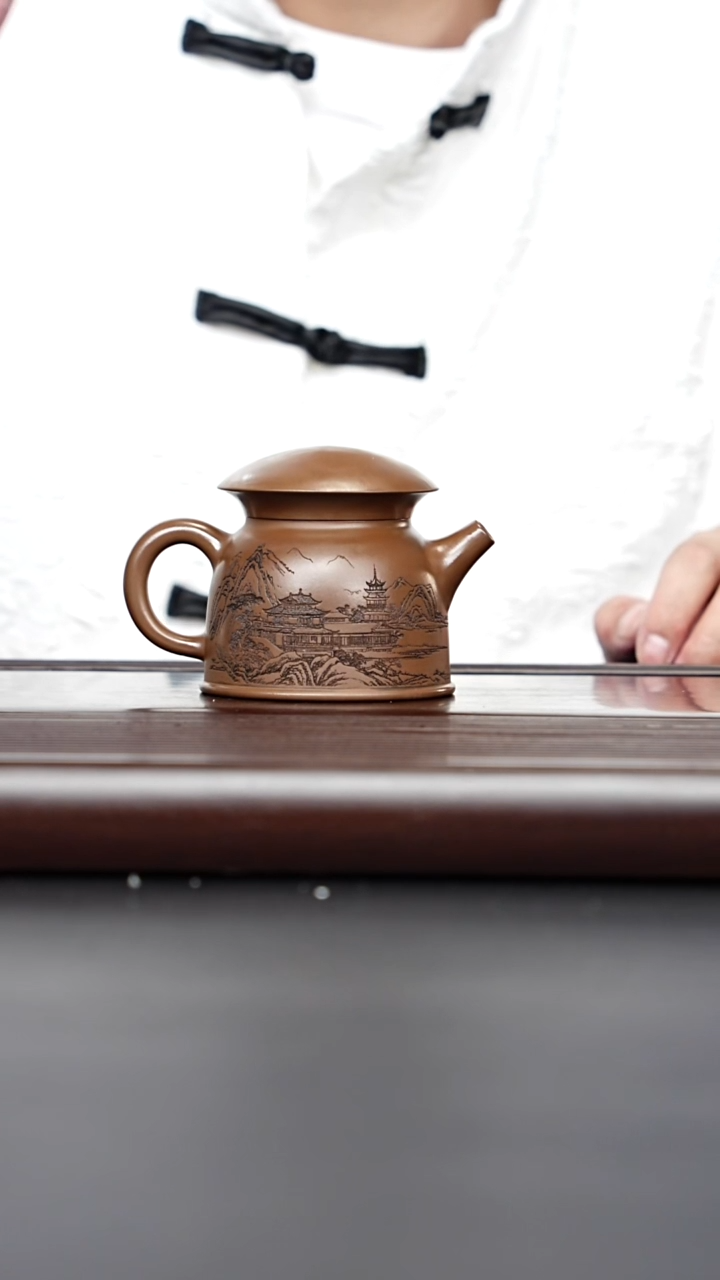 茶壶紫砂 宜兴紫砂 独钓僧帽 明朝土 蒋华